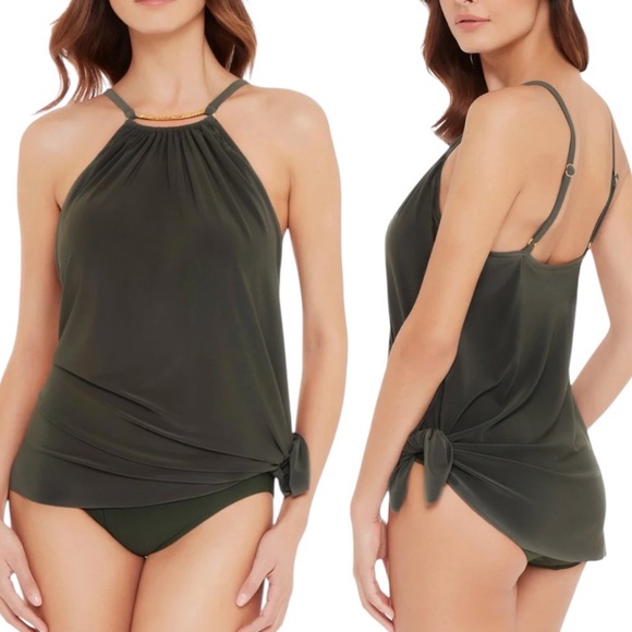 MAGICSUIT by MIRACLESUIT Swimsuit! Retail $178. Military green - Picture 8 of 8
